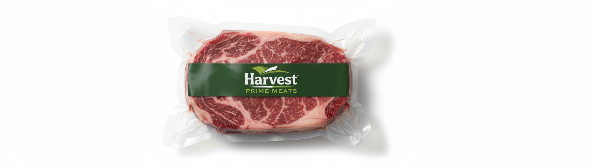 1-inch ribeye steak vacuum sealed - front view