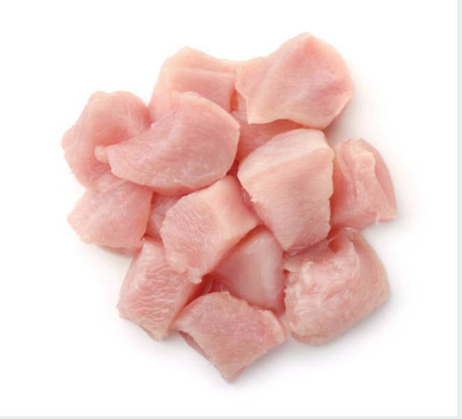 Boneless Breast Diced ( 1 lbs )