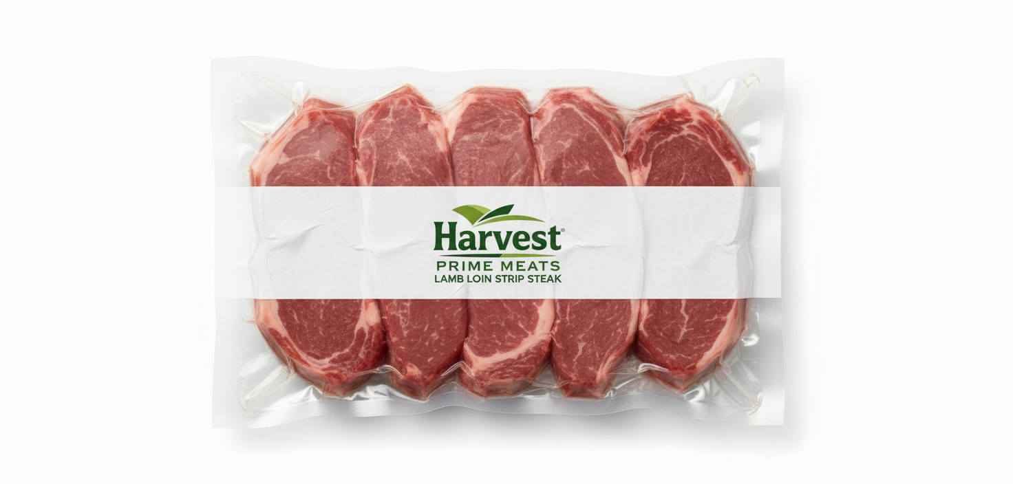 Harvest Prime Meats - Realistic Label