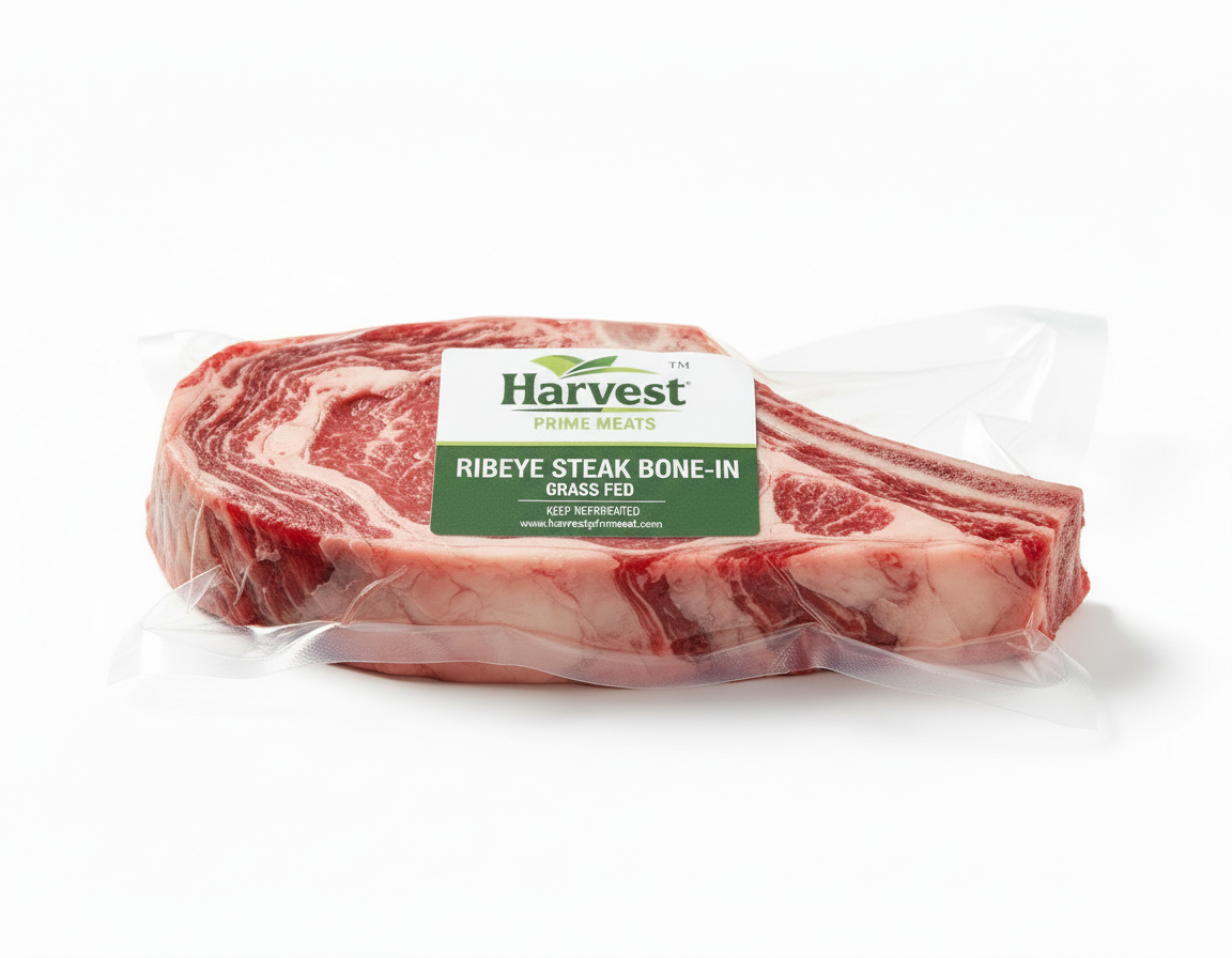 Harvest Prime Meats Ribeye Steak Bone-In 5