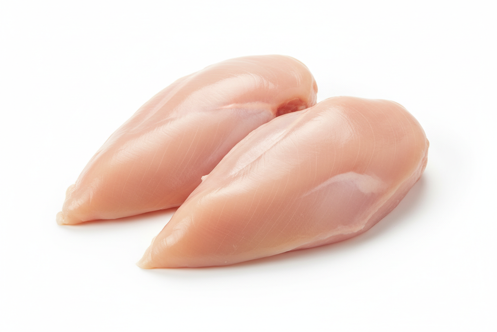 Pair of Boneless Skinless Chicken Breast Trimmed 1