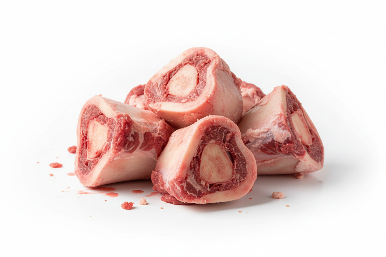 Raw beef knuckle bones